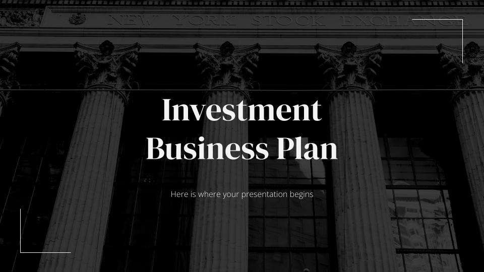  Investment Business Plan