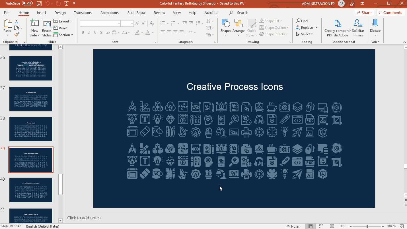How to Add and Modify Icons in PowerPoint -2