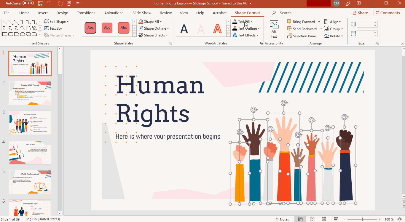 How to Group, Ungroup or Regroup Elements in PowerPoint -3