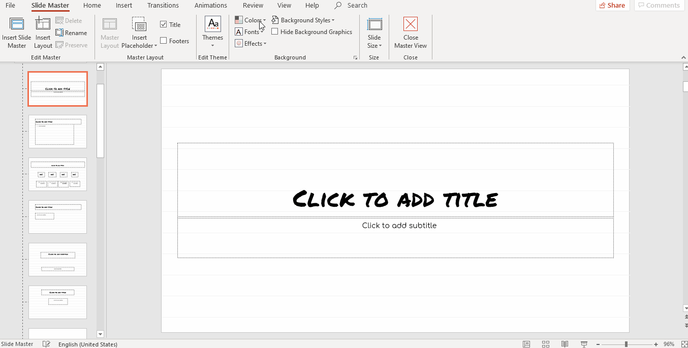How to Change Colors in a PowerPoint Presentation -2 How to Change Colors in a PowerPoint Presentation -2