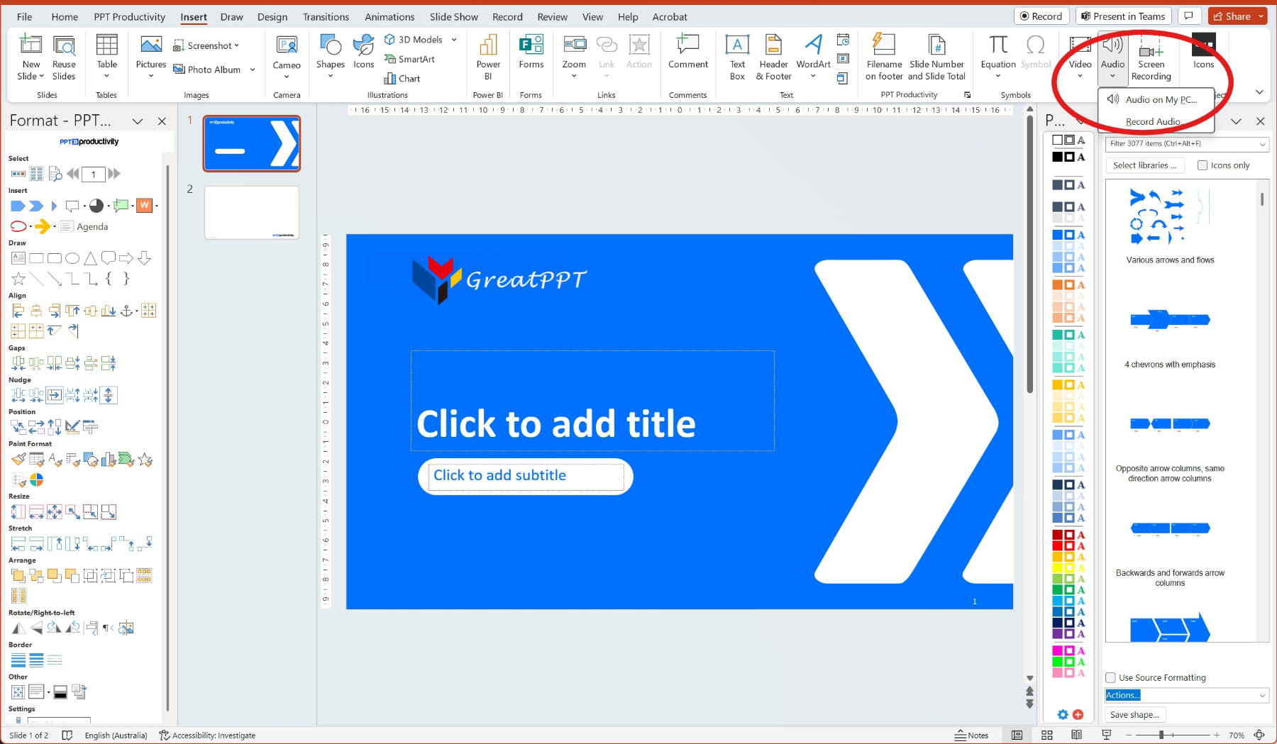 PowerPoint-insert-audio-screenshot
