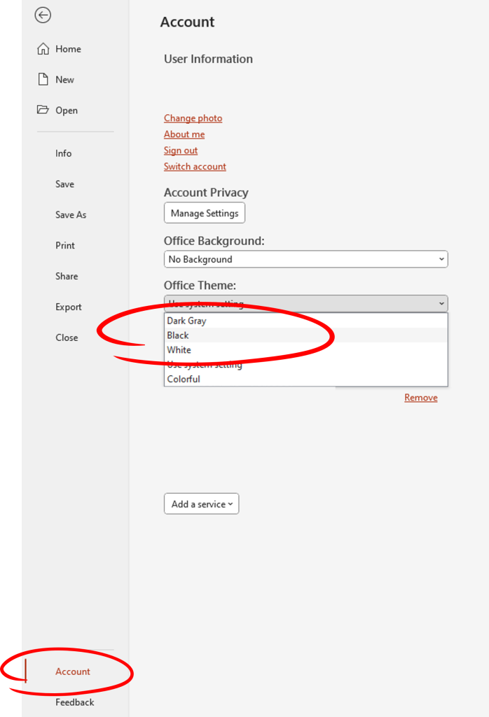 How to turn on Dark Mode in PowerPoint? -2 How to turn on Dark Mode in PowerPoint? -2