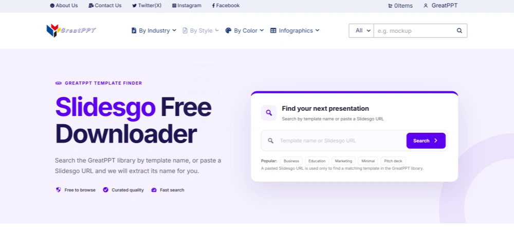 Slidesgo Free Downloader