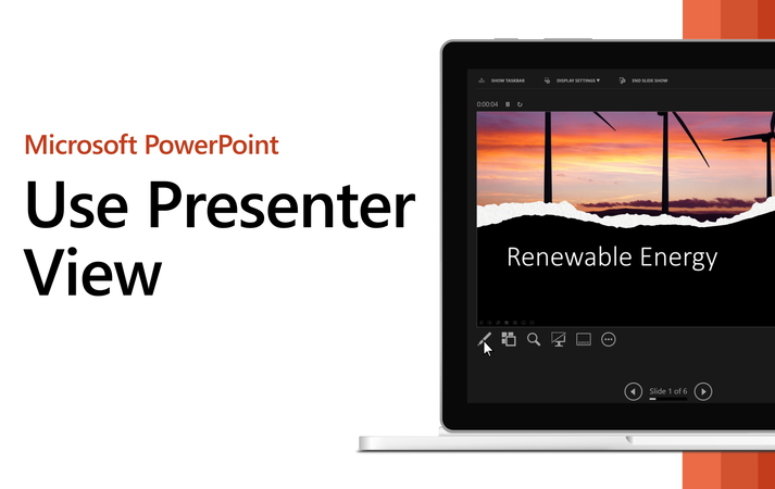 use presenter view PowerPoint
