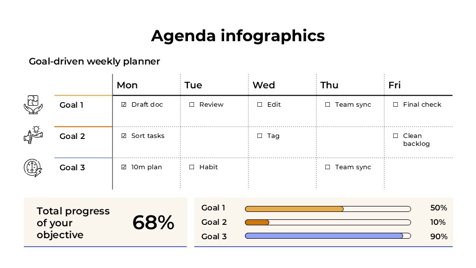 Agenda Infographics By Greatppt 10
