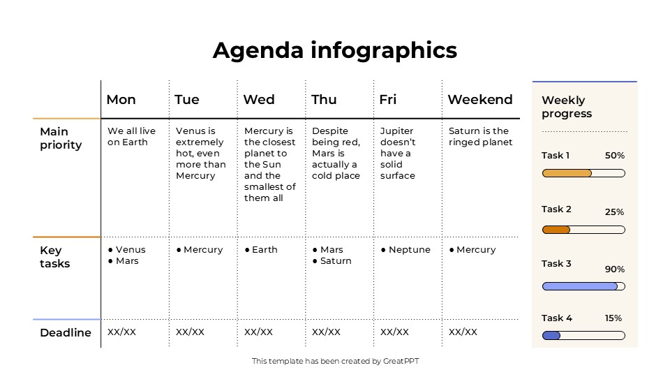 Agenda Infographics By Greatppt 3