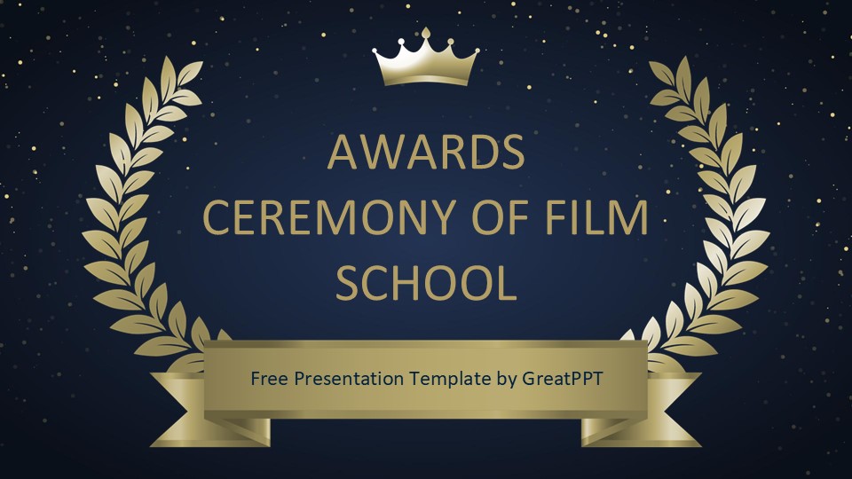 Awards Ceremony Of Film School By Greatppt 1