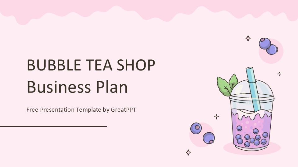 Bubble Tea Shop Business Plan By Greatppt 1