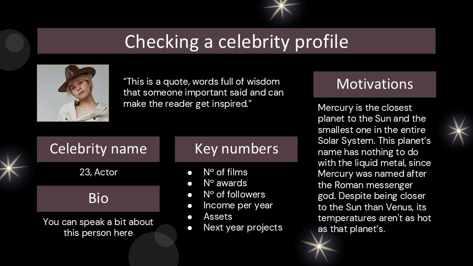 Celebrity And Glamour Theme By Greatppt 25