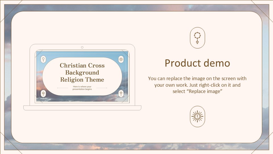 Christian Cross Background Religion Theme By Greatppt 11
