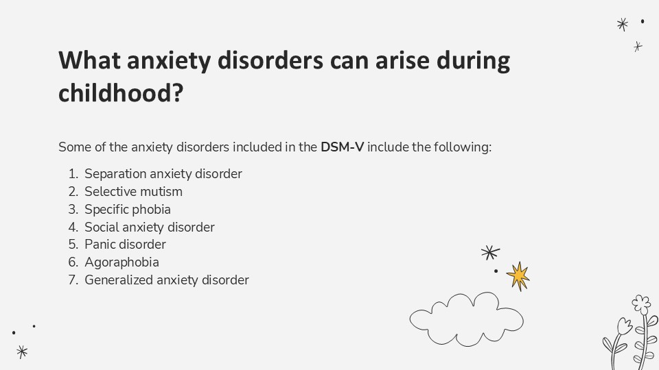 En Childhood Anxiety Disorder By Greatppt 5