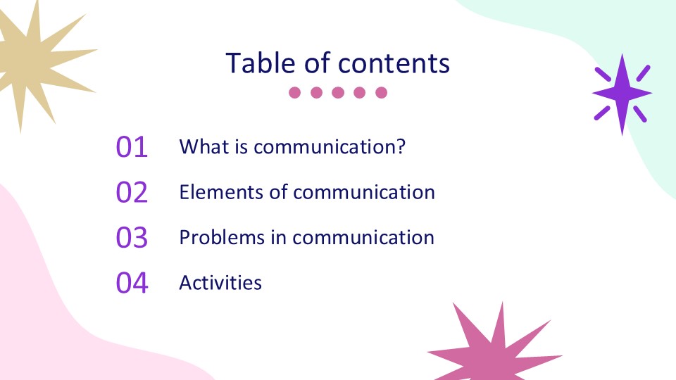 En Communication Elements By Greatppt 2