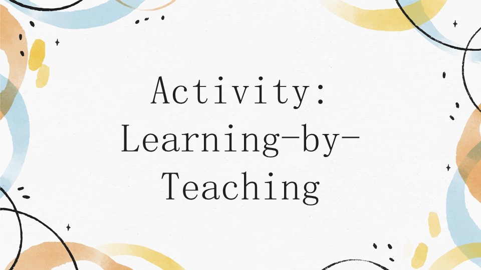 En Learning By Teaching Activity By Greatppt 1