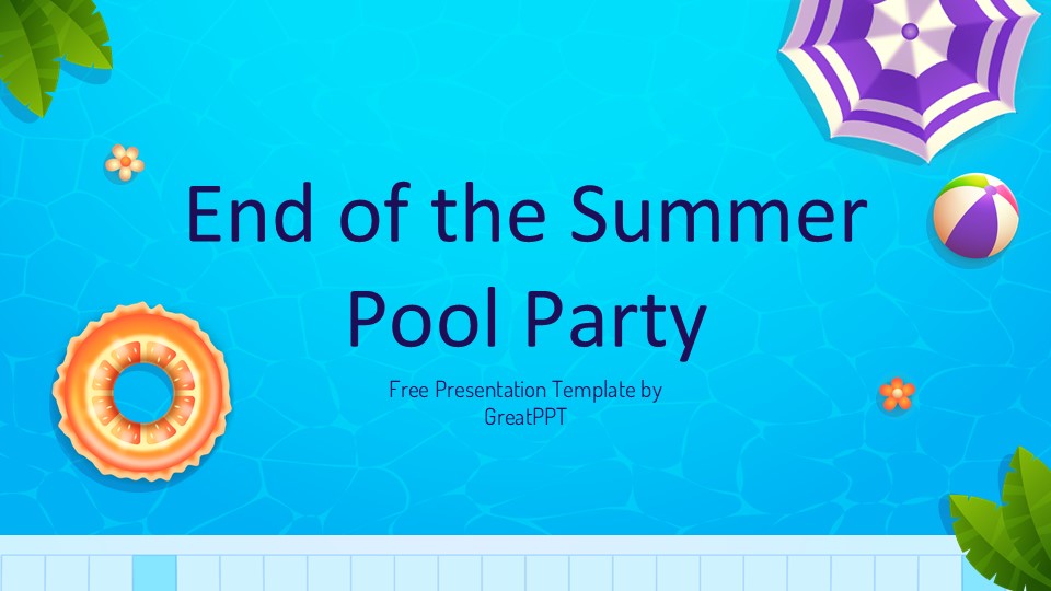 End Of The Summer Pool Party By Greatppt 1