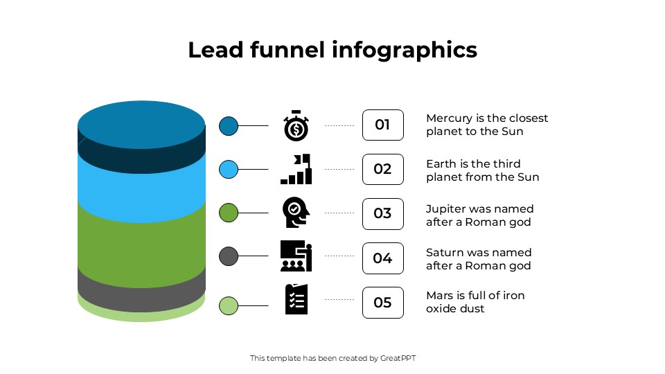 Lead Funnel Infographics By Greatppt 2