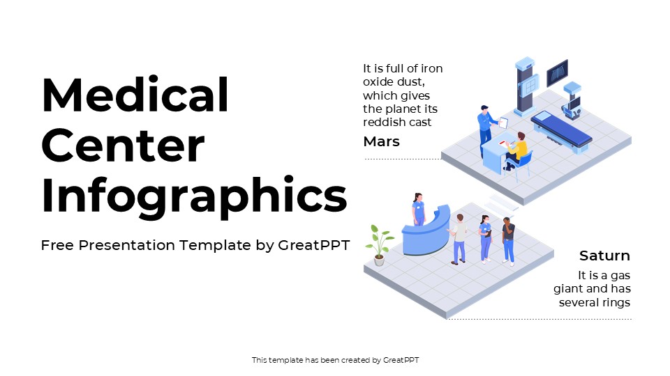 Medical Center Infographics By Greatppt 1