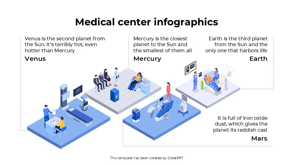 Medical Center Infographics By Greatppt 11