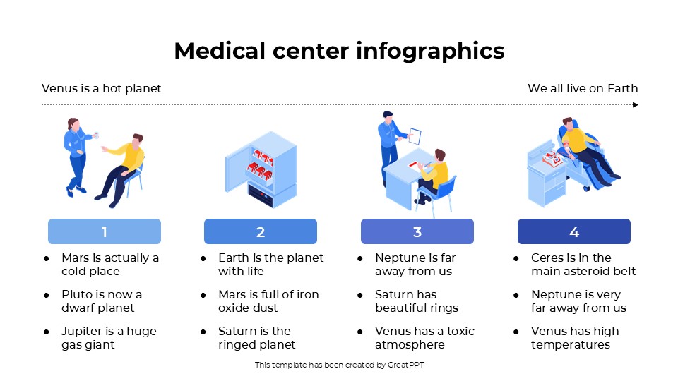 Medical Center Infographics By Greatppt 8