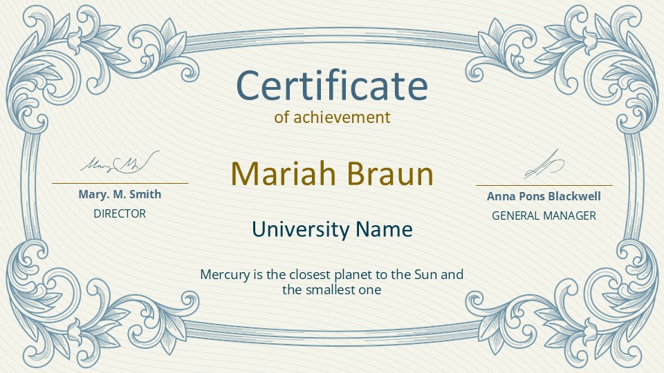 Regency Era Style Diplomas For College By Greatppt 15