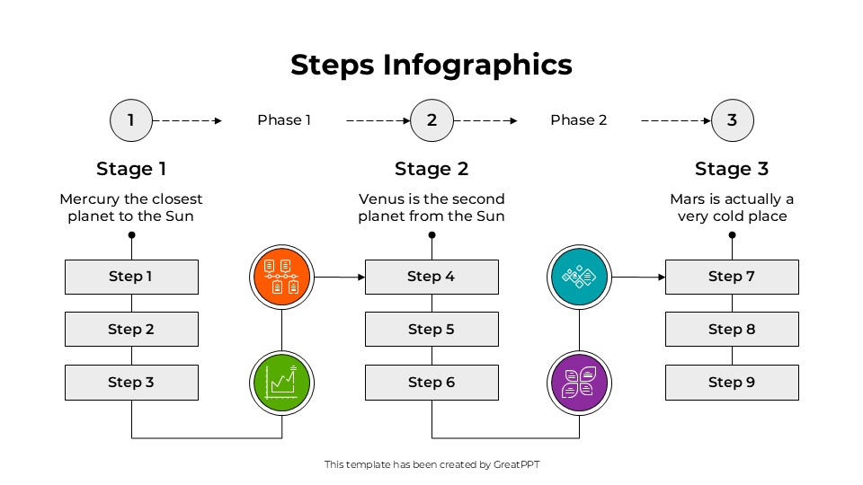 Steps Infographics By Greatppt 17