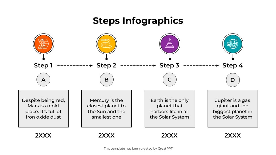 Steps Infographics By Greatppt 4