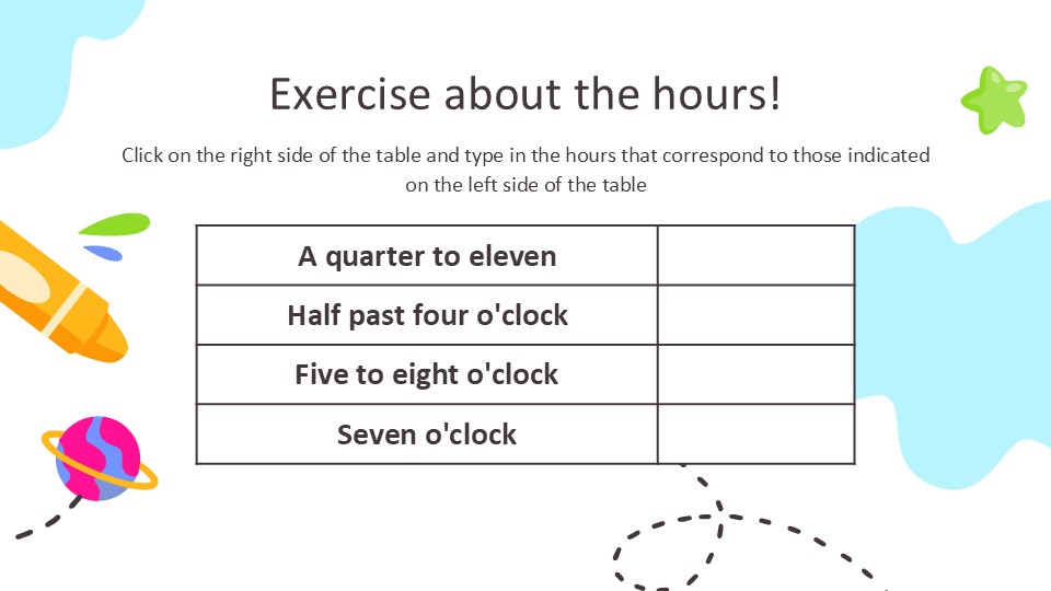 Telling The Time Lesson By Greatppt 19