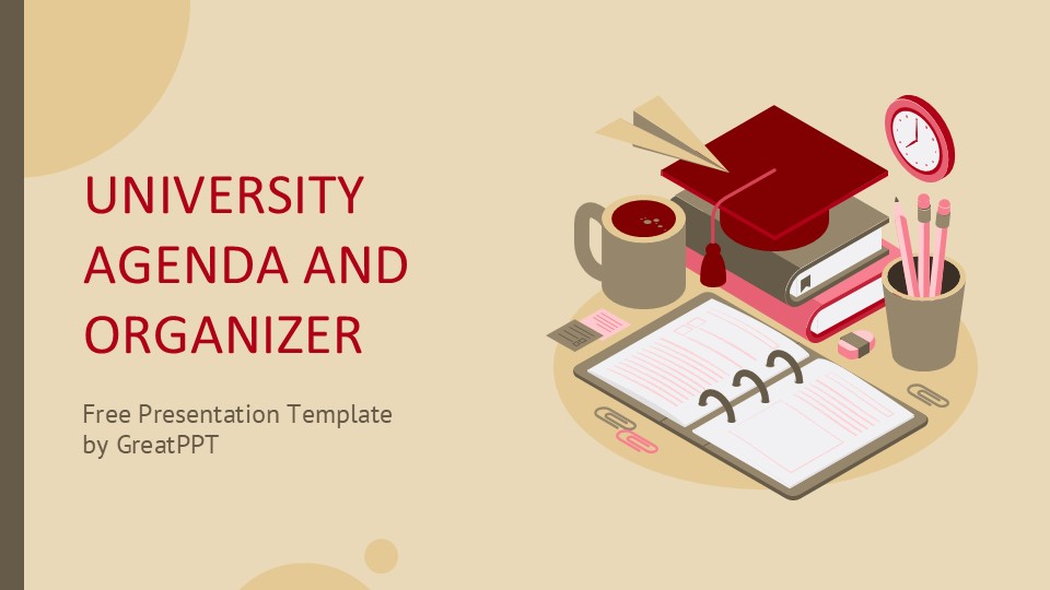 University Agenda And Organizer By Greatppt 1