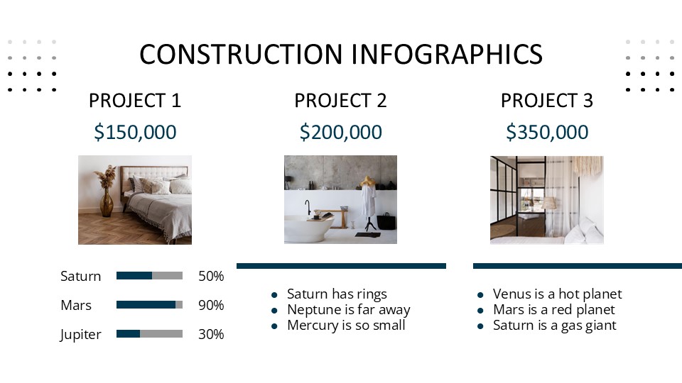 Urban Construction Company Profile Infographics By Greatppt 6