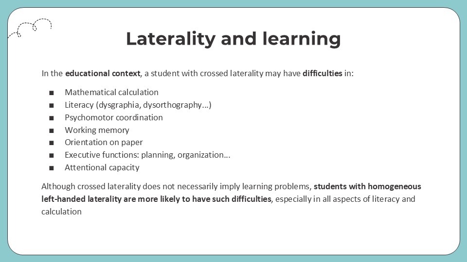 En Laterality And Learning Difficulties By Greatppt 10