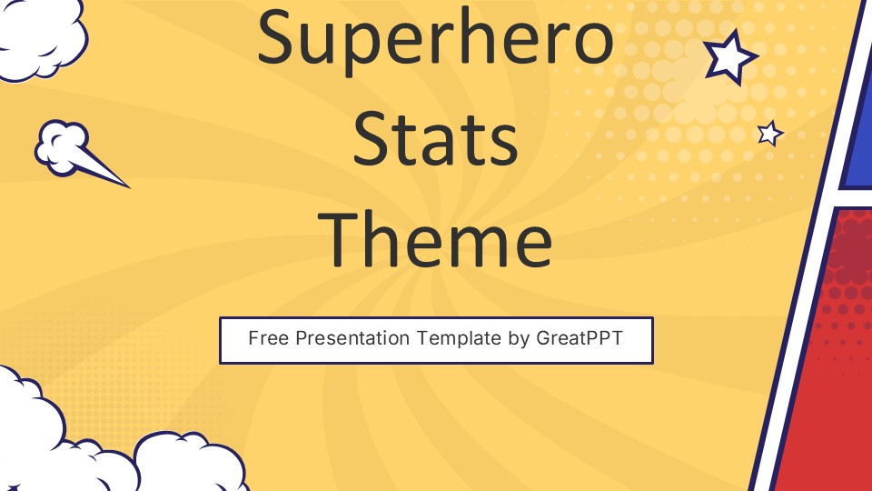 Superhero Stats Theme By Greatppt 1