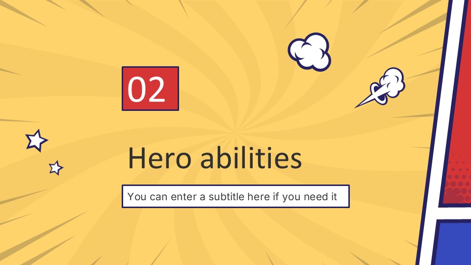 Superhero Stats Theme By Greatppt 11