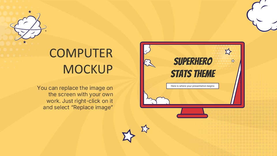 Superhero Stats Theme By Greatppt 21