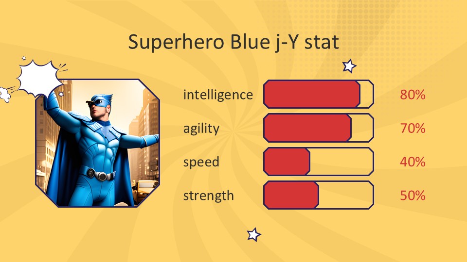 Superhero Stats Theme By Greatppt 29