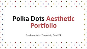 Polka Dots Aesthetic Portfolio By Greatppt 1