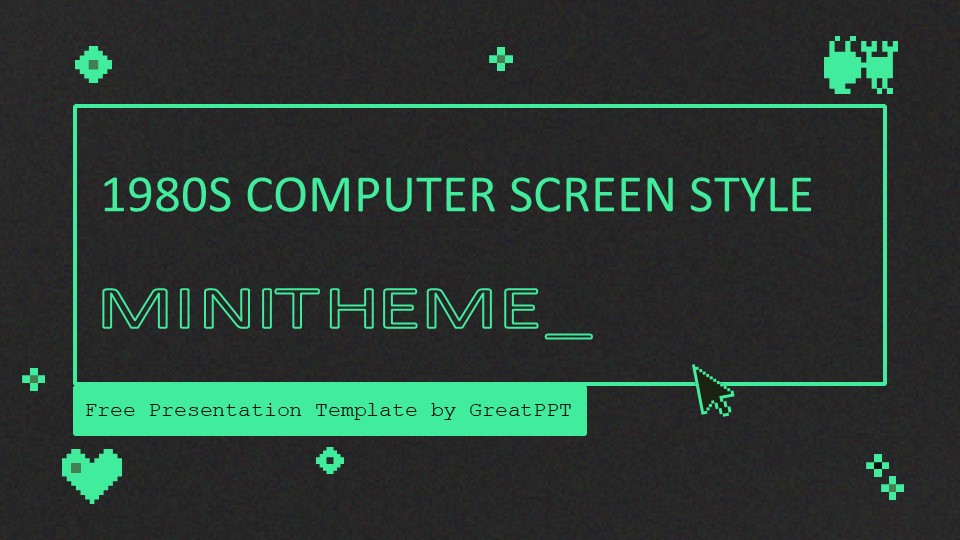 1980S Computer Screen Style Minitheme By Greatppt 1
