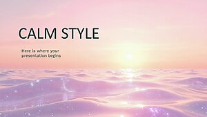Calm Style By Greatppt 1