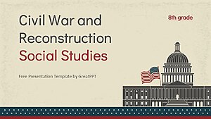 Civil War And Reconstruction Social Studies 8Th Grade By Greatppt 1
