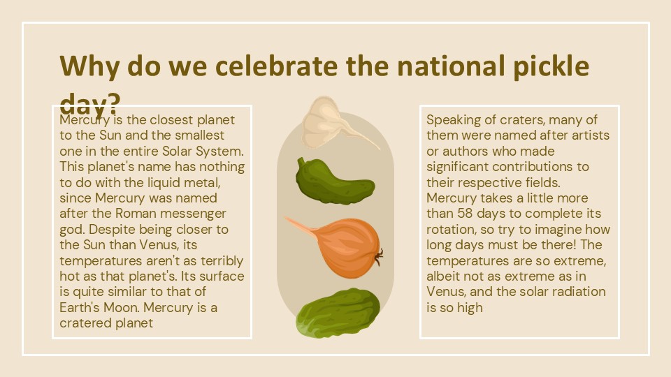 Let's Celebrate National Pickle Day! By Greatppt 6