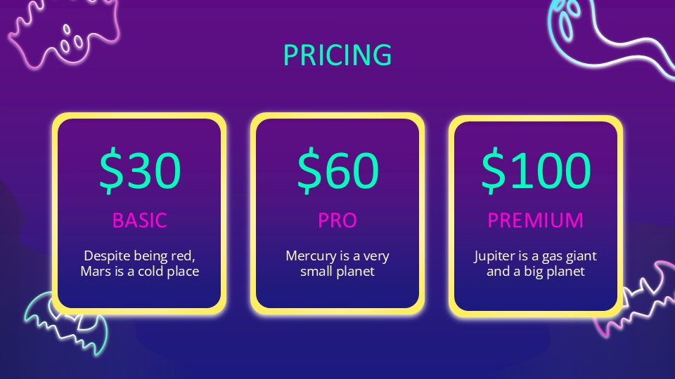 Neon Halloween Sales Mk Campaign By Greatppt 16