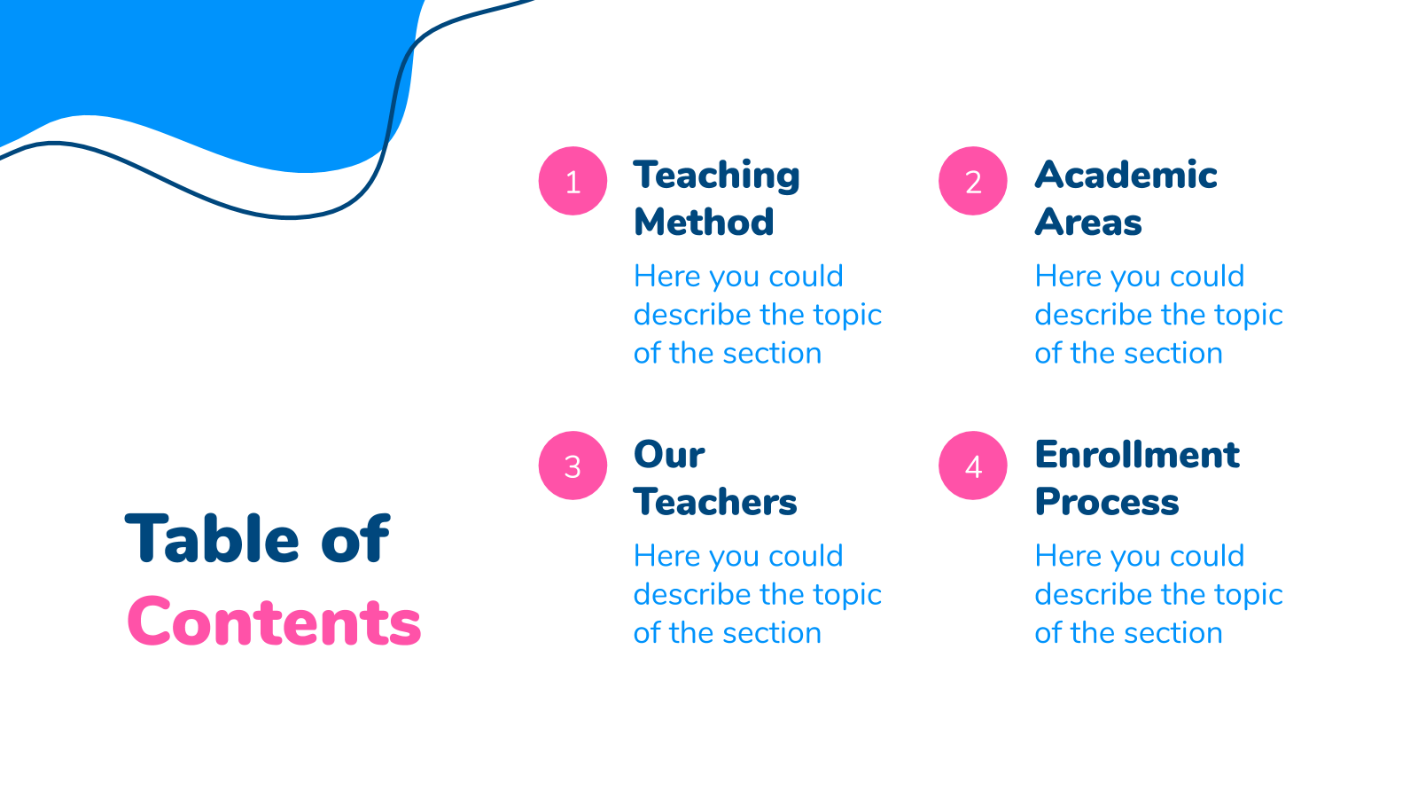 Language Center Powerpoint Template
