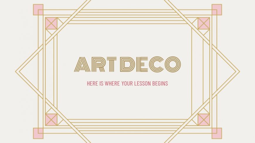 Art Deco Slides Template