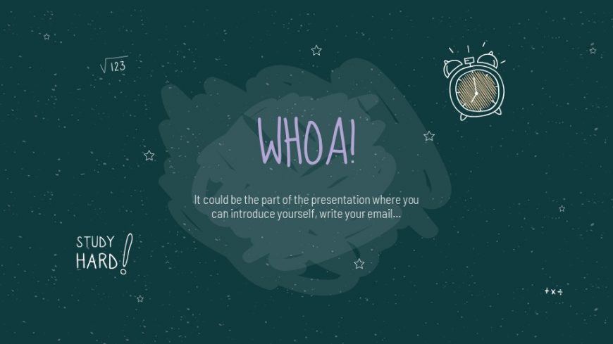 Chalkboard Powerpoint Template