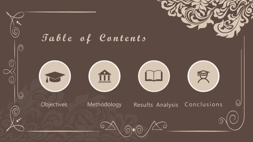 Classical Literature Thesis Powerpoint Template