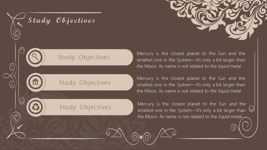 Classical Literature Thesis Powerpoint Template
