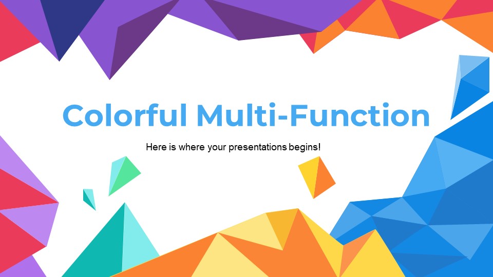 Colorful Multi-Function PowerPoint Template1
