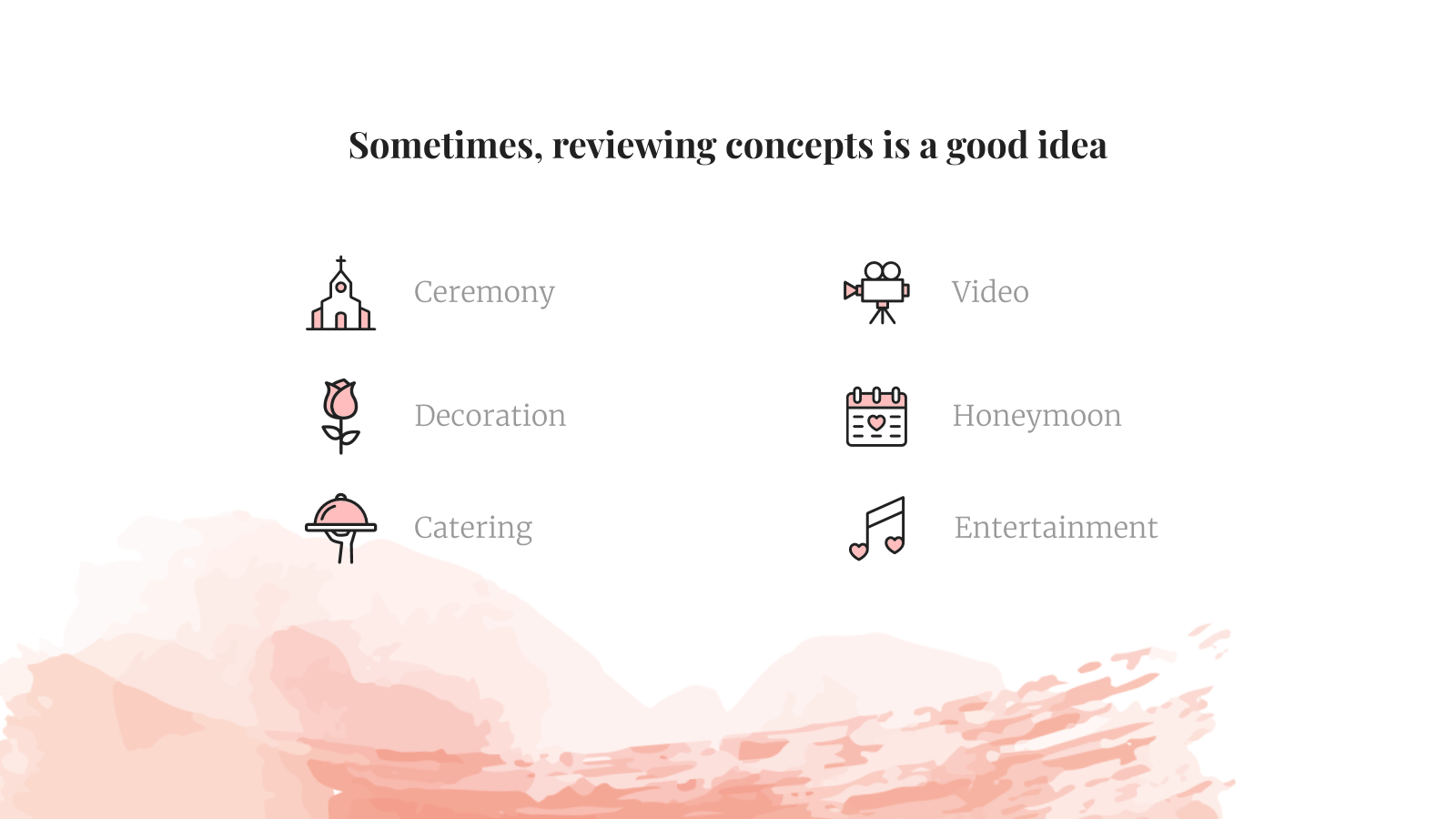 Floral Wedding Powerpoint Template
