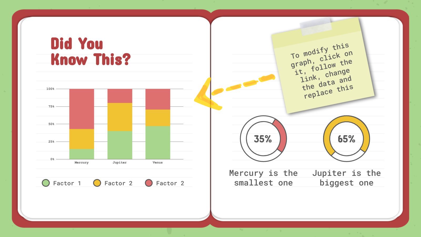 Notebook Lesson Plan Powerpoint Template