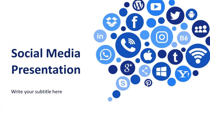 simple powerpoint presentation about social media