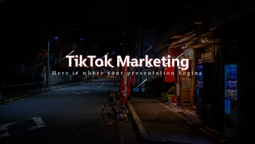 TikTok Marketing PowerPoint Template