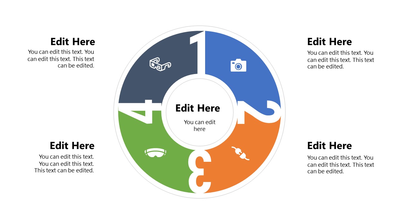 Colorful 11 Steps Circular Diagram For Powerpoint Slidemodel Bank2home